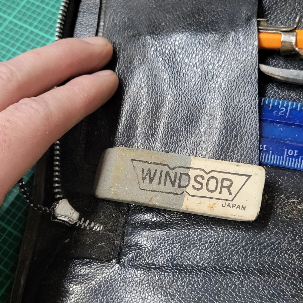 Windsor Black and Tan Pencil Case